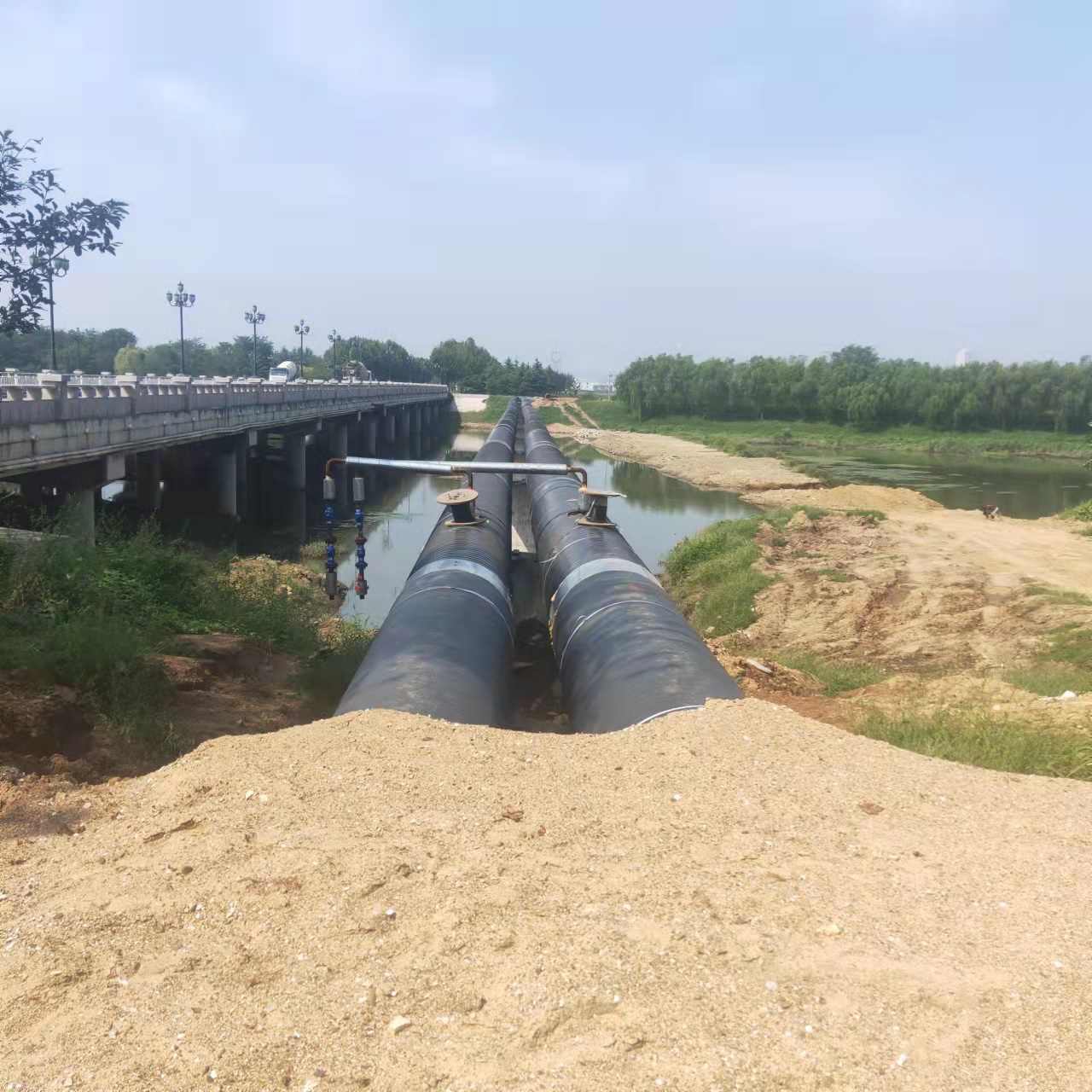 嵩明输油管道清洗
